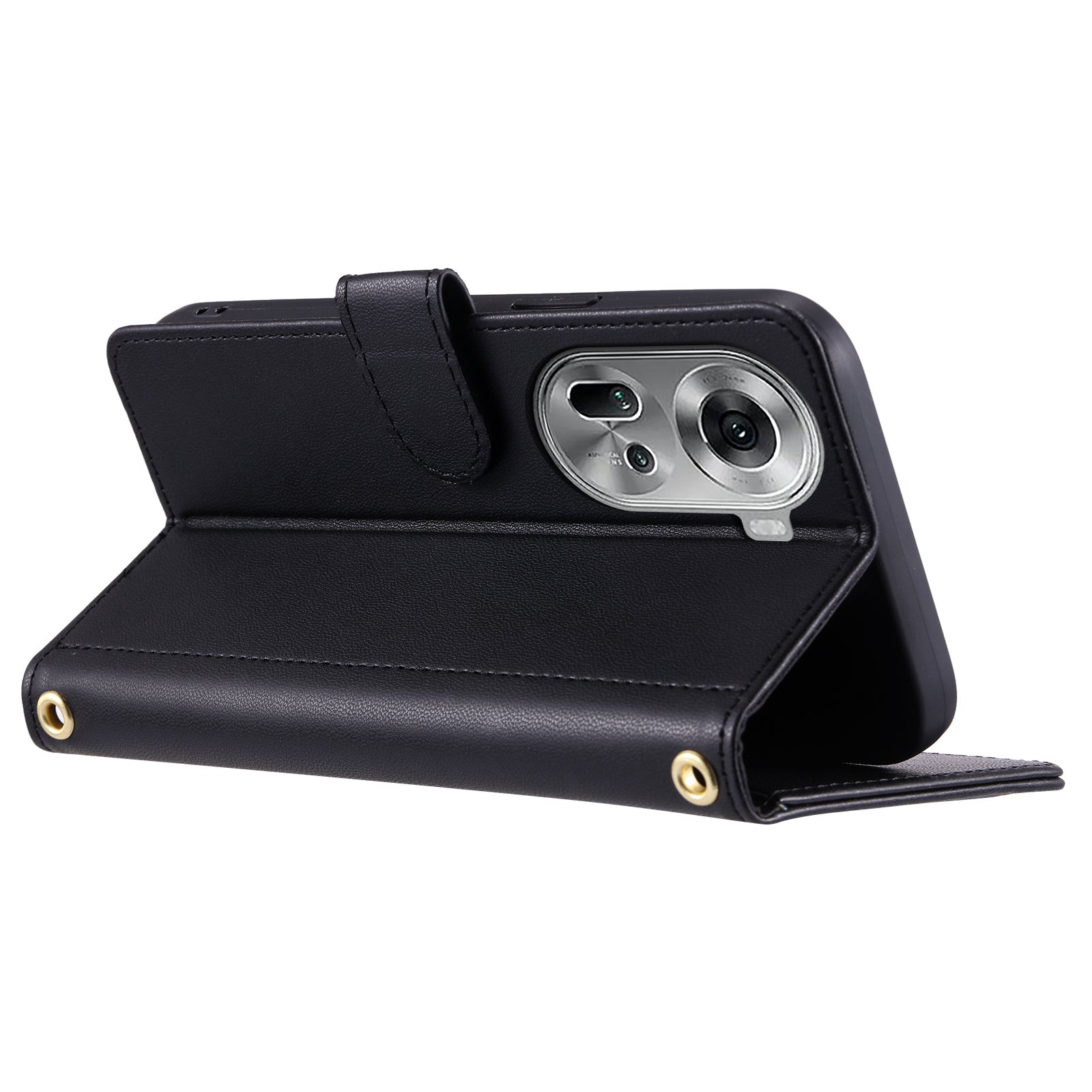 For Oppo Reno11 Pro 5G (Global) Case Chic Rhombus PU Leather Phone Cover with Shoulder Strap For Oppo Reno11 Pro 5G (Global) Case Chic Rhombus PU Leather Phone Cover with Shoulder Strap
